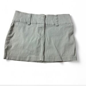 Y2K Copper Key Khaki Mini Skirt‎